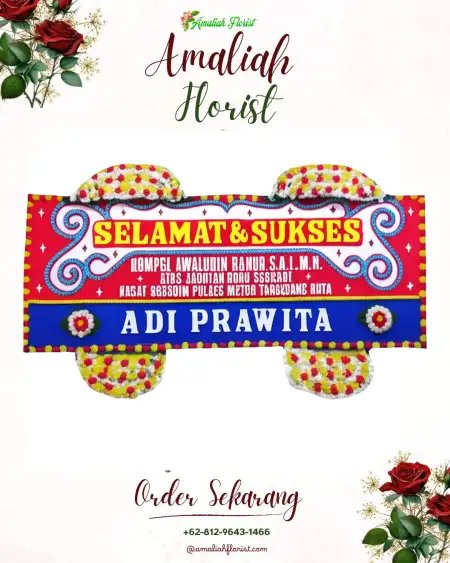 Papan Bunga Ucapan Selamat Karangpaiton